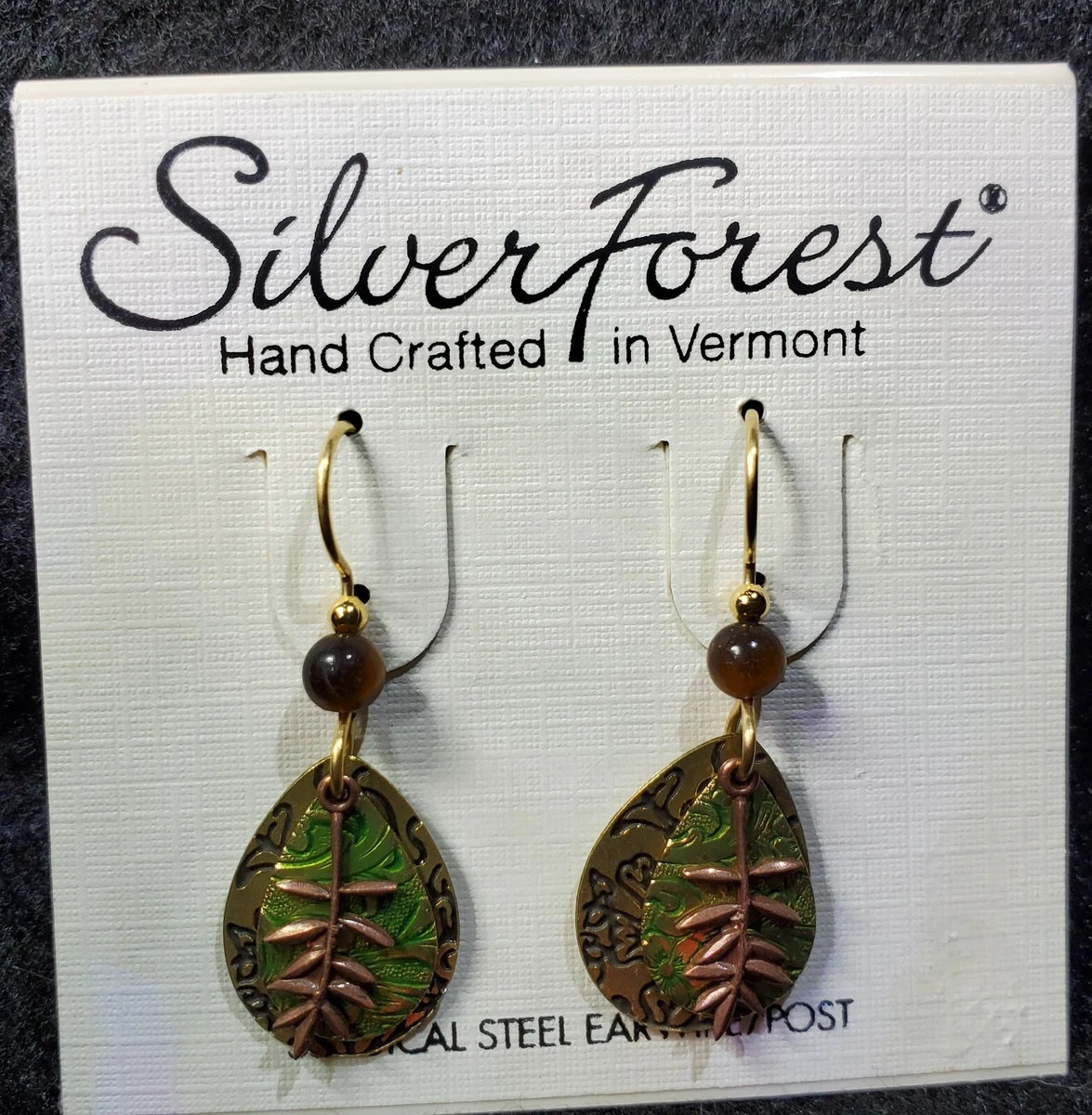 SILVER FOREST EARRINGS HAND CRAFTED IN VERMONT eBay