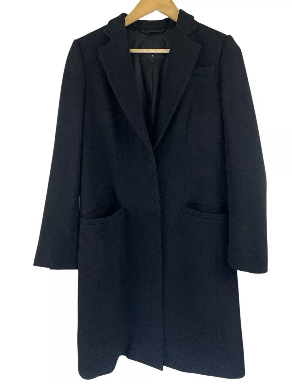 Aritzia Babaton Womens Size S Black Wool Blazer Coat