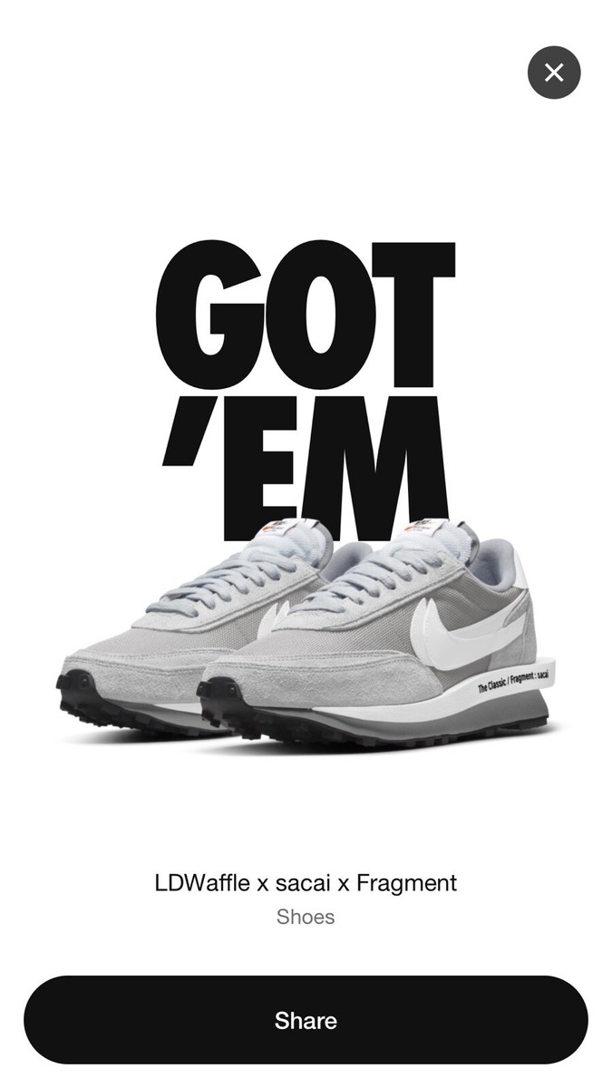 Nike LD Waffle X Sacai X Fragment Light Smoke Grey UK 4 | eBay Nike LD Waffle X Sacai X Fragment Light Smoke Grey UK 4 | eBay