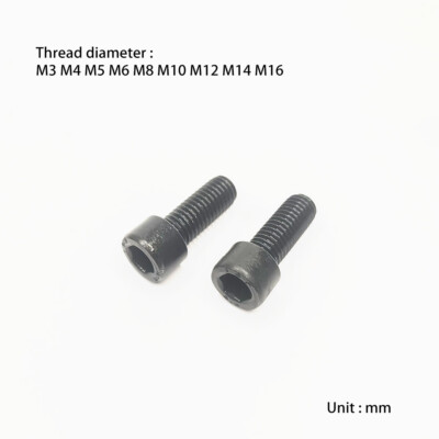 M3 M4 M5 M6 M8 M10 M12 M14 M16 Allen cylindrical head left-hand thread screws