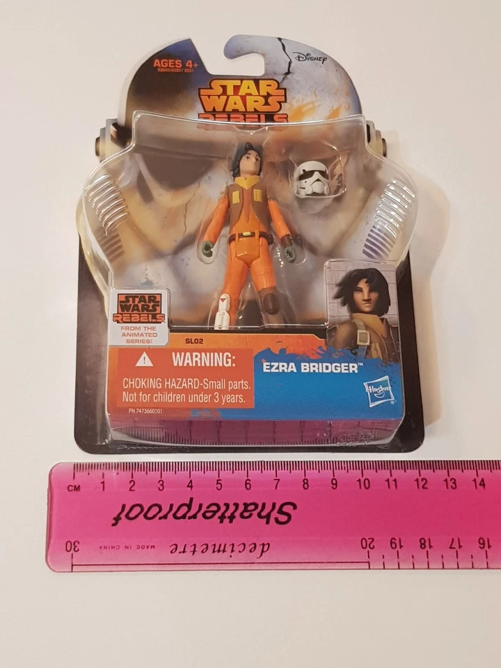 Star Wars Rebels Ezra Bridger (SL02) Action Figure Pack Sealed MOC Hasbro (#148) - image 3 of 4