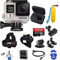 Gopro Hero 4 Black 12 piece Go For It Bundle Brand Gopro Hero 4 Black 12 piece Go For It Bundle Brand