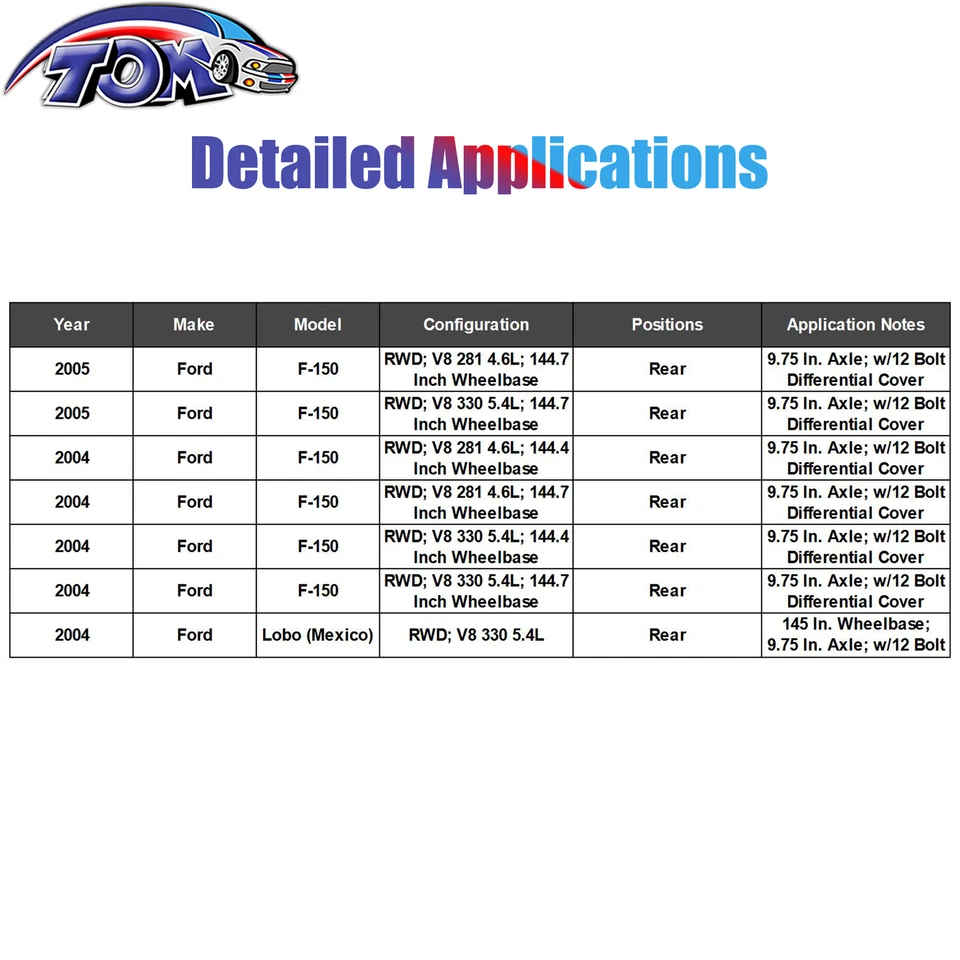 92.32" Drive Shaft For Ford F-150 Lobo 5.4L 4.6L 2004-2008 8L3Z4R602F Foto 3 de 4