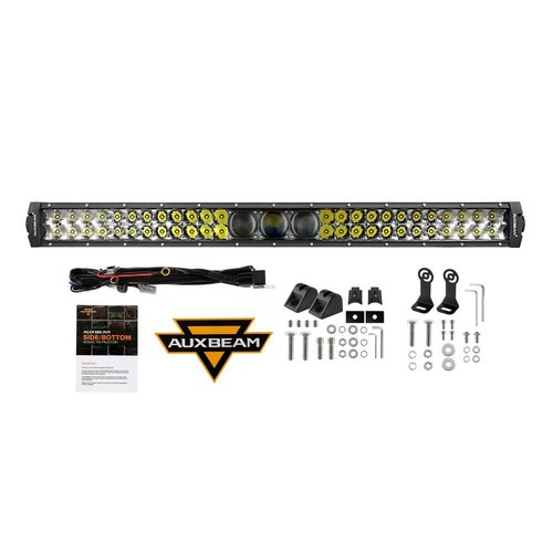 Barra de luz de trabajo de conducción LED AUXBEAM 32" pulgadas 5D-Pro para Polaris RZR XP 800 900 ATV - Imagen 11 de 12