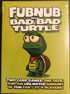 FUBNUB and Bad, Bad Turtle Family Card Game World Famous New Sensation! 