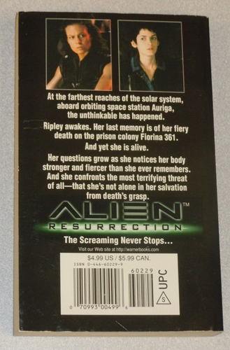 ALIEN Paperback 4-Book Set Alan Dean Foster Aliens Alien3 Resurrection Unread - Picture 11 of 14