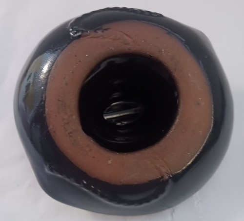 Cowboy Hat with Pipe Ceramic Ashtray - Picture 3 of 4