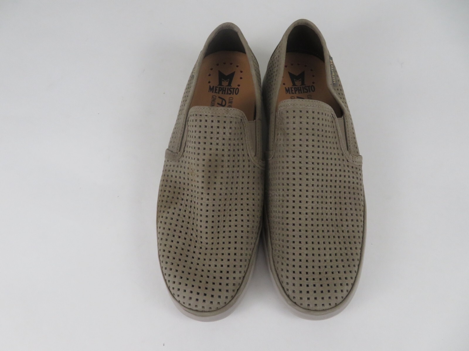 Mephisto Ulrich Mens 8.5 Shoes Perforated Loafer Beige Sneaker Comfort