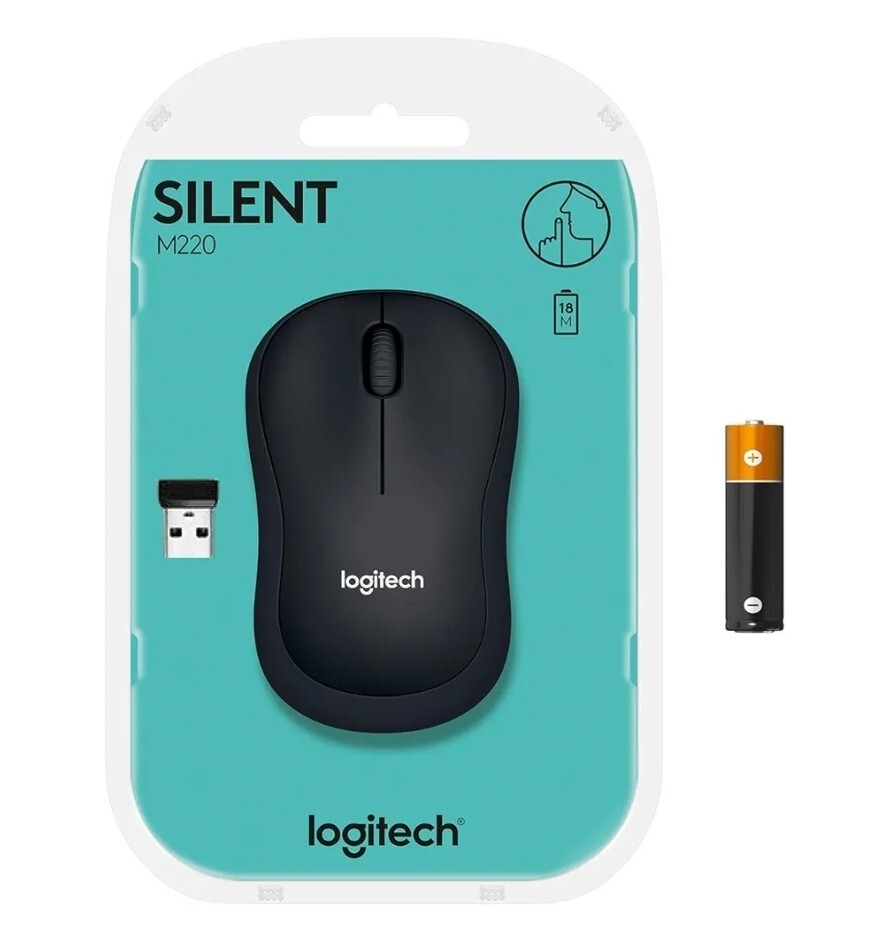 Logitech Signature M220 Wireless Mouse Graphite New & Sealed