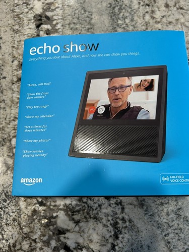 Amazon Echo Show 1st Generation Smart Speaker W/ 7" Display Black MW46WB TESTED - Picture 2 of 6