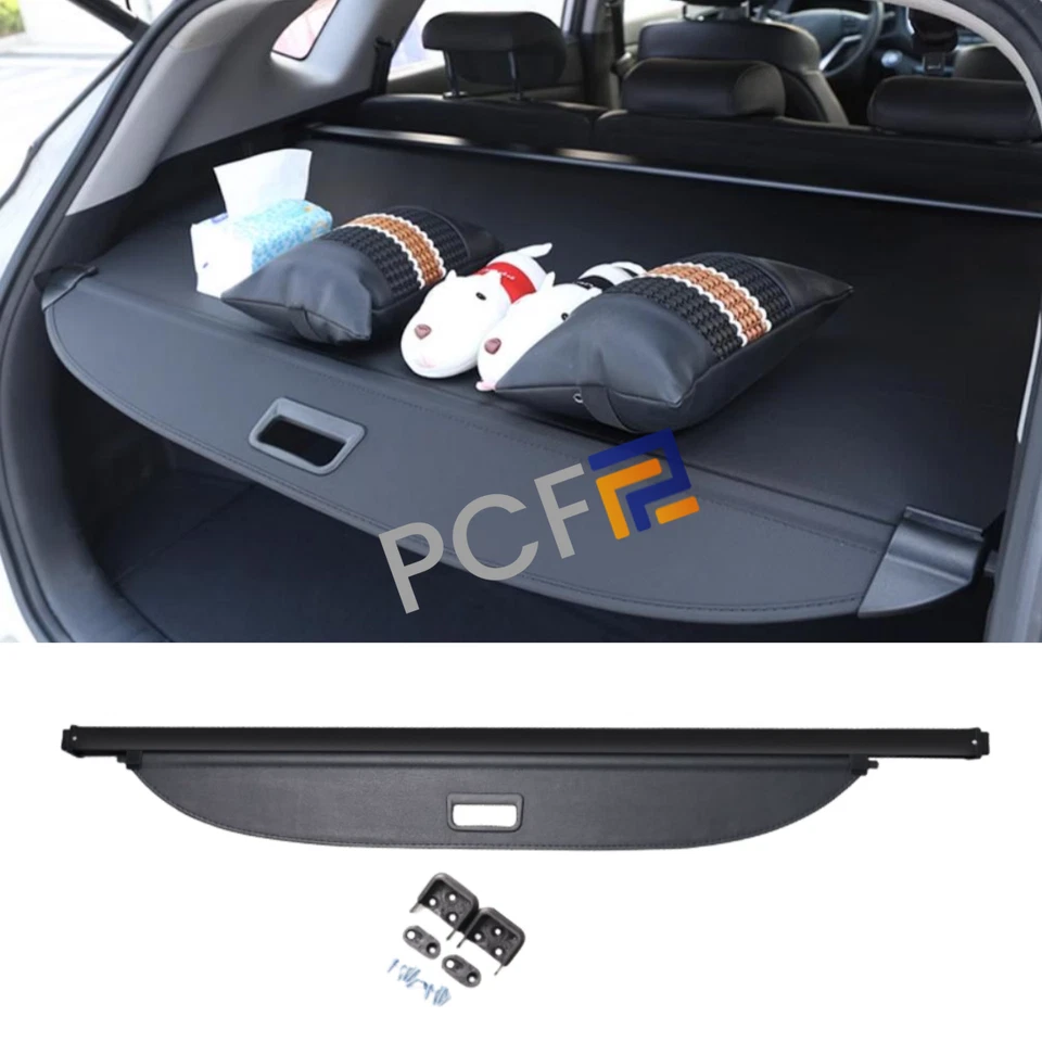 Cubierta deflector cortina lona almacenamiento maletero vehículo Ford Explorer 2020-2023 apta para Foto 2 de 4