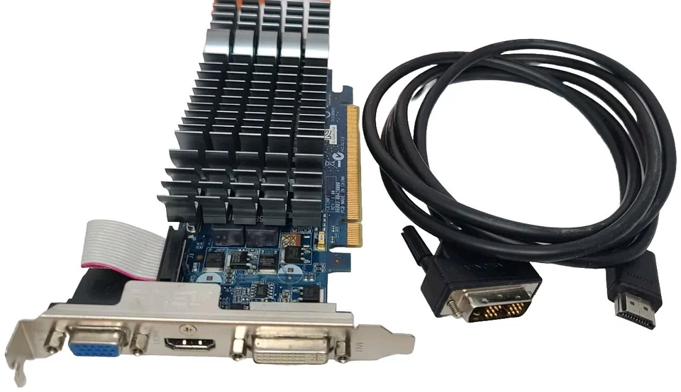 ASUS NVIDIA GeForce 210 (EN210 SILENT/DI/1GD3/V2(LP)) 1GB (max) DDR3 Video Card  - Image 3 of 3