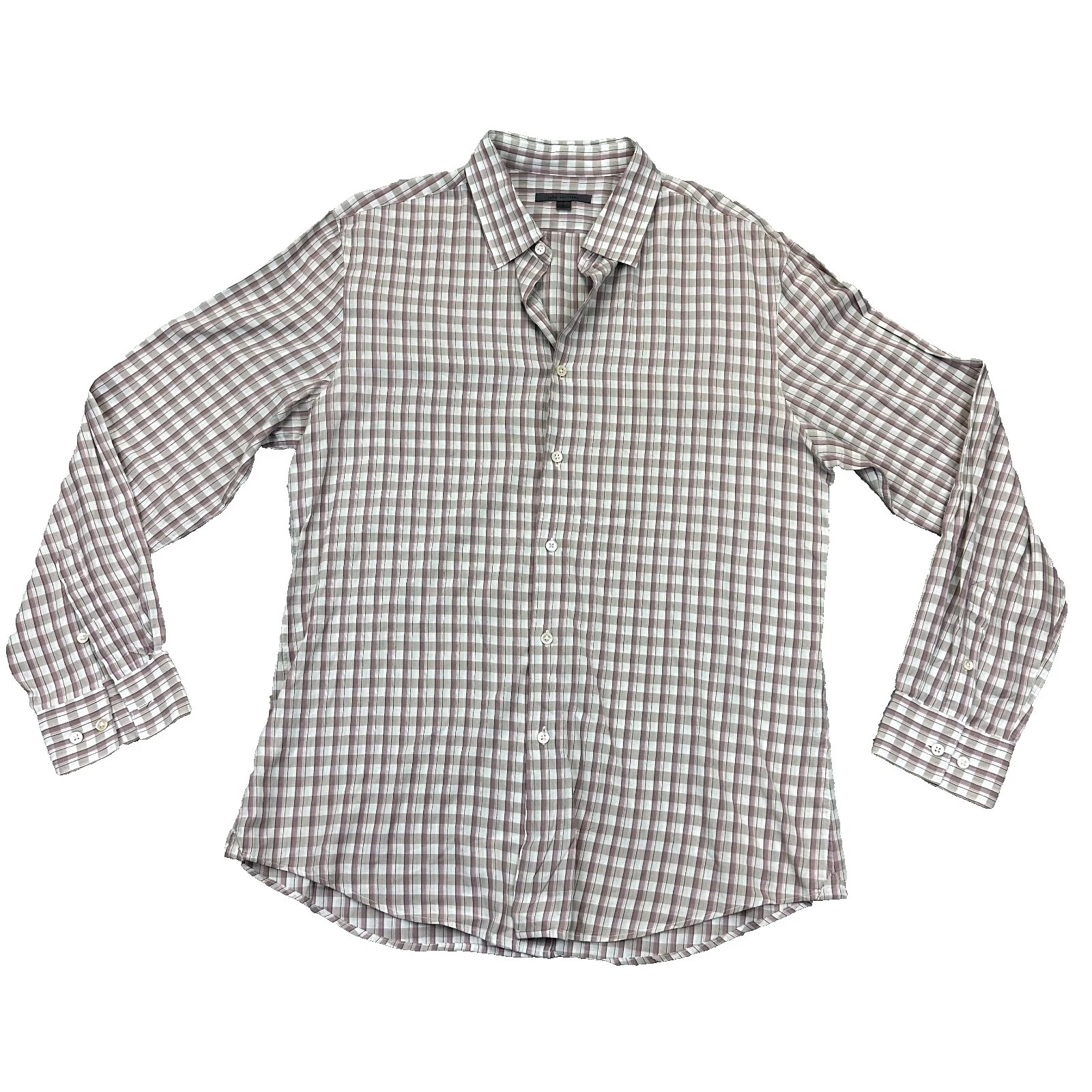 Camisas de vestir marrón John Varvatos para hombres