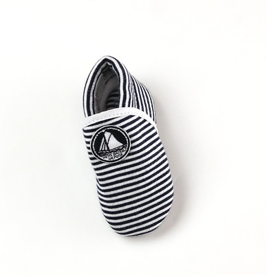 Petit Bateau girl kids newborn baby strip shoes limited 35856