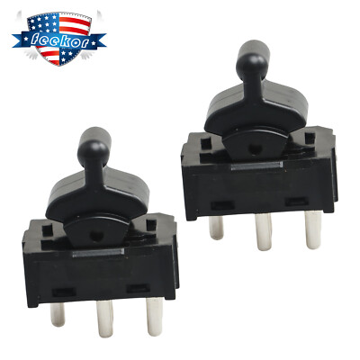 Set of 2 LH & RH Black Power Window Switch for 1984-1989 Chevrolet Corvette