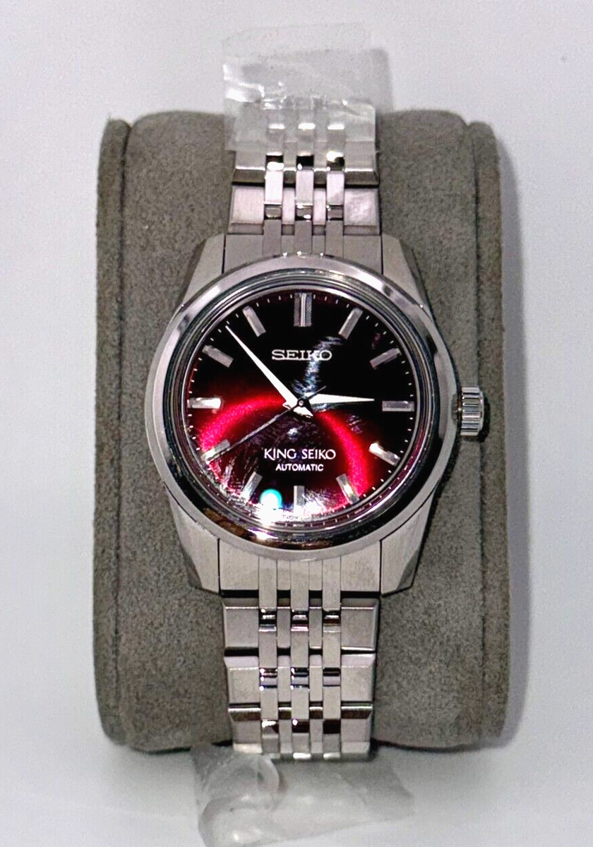 King Seiko Luxe Automatic Garyu-Bai Red Watch SPB287 New In King Seiko Luxe Automatic Garyu-Bai Red Watch SPB287 New In