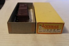 HO Scale Accurail, 40' Box Car, Delaware Hudson, Brown 17384 - 4202 Built