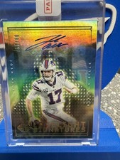 2022 Illusions Football Josh ALLEN Autographed 8/15 Bills 