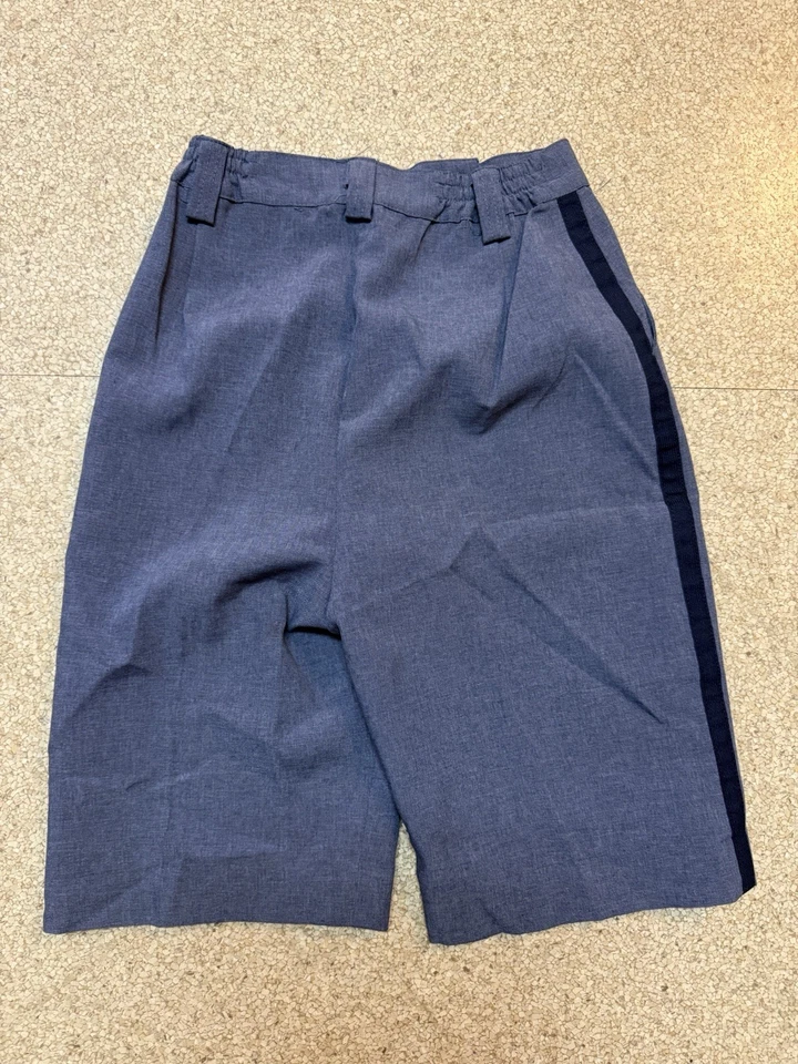 NWT WOMENS US POSTAL SHORTS BLUE SIZE 6 USA Made Polyester Talon Zip - Image 3 of 4