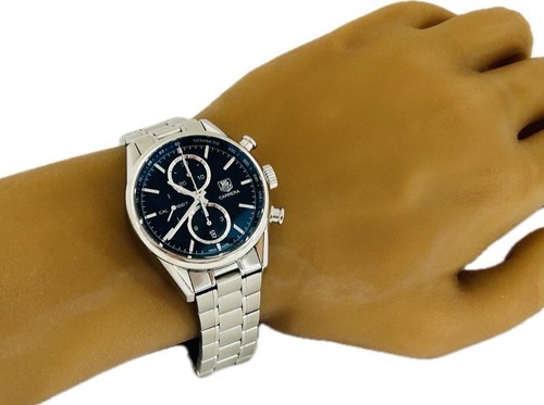 Tag Heuer Carrera Calibre 1887 CAR2110.BA0724 Auto Mens Watch Excellnet A3925 - Picture 2 of 12