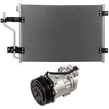 Ac Condenser Ac Compressor Cooling Kit For 1998-2002 Dodge Ram 2500 3500