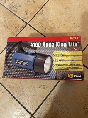 Peli 4100 Aqua King Lite 8D Unterwassertaschenlampe Taucher Taschenlampe