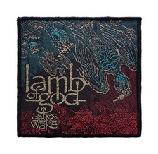 Lamb Of God Ashes Of The Wake Battle Jacket Sew On Woven Patch - OFFICIAL 16-2