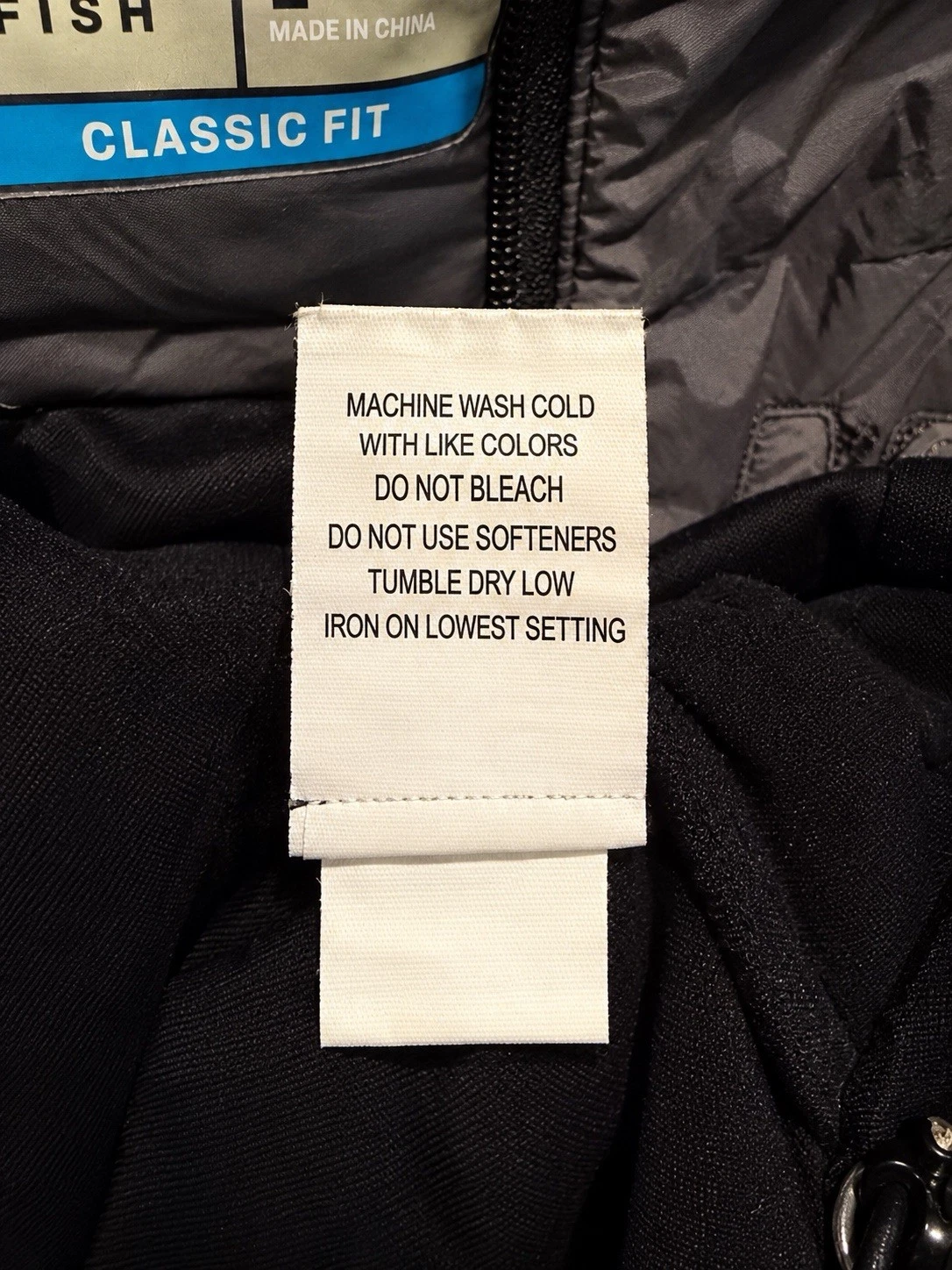 Magellan Outdoors Pro Fish Men’s Large Hybrid Puffer Jacket Hooded Gray Black - product detail image 10