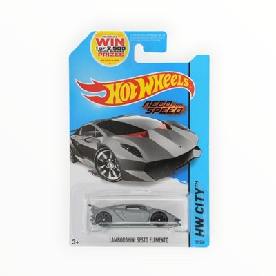 Hot Wheels Lamborghini Sesto Elemento 39/250 - Grey - 2014 Mainline A
