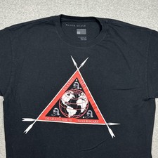 Black Scale T Shirt Men Extra Large Short Sleeve BLVCK TRVTH USA Made Streetwear