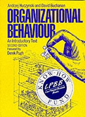Organisational Behaviour : An Introductory Text Paperback
