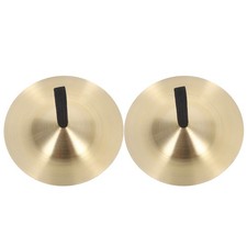 1 Pair Durable Copper Finger Cymbals Kids Musical Instruments for Education