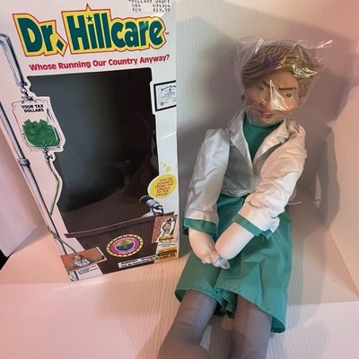Hillary Clinton Door Hanger Doll Dr. Hillcare New in original box.