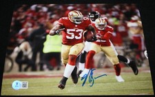 NaVorro Bowman signed 8 x 10, San Francisco 49ers, Beckett BAS 4W431488