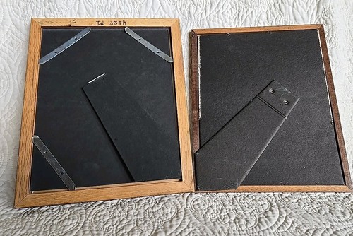 Lot Of 6 Wood PICTURE FRAMES Gallery Wall Mixed Sizes 5x7 8x10 - Picture 6 of 8