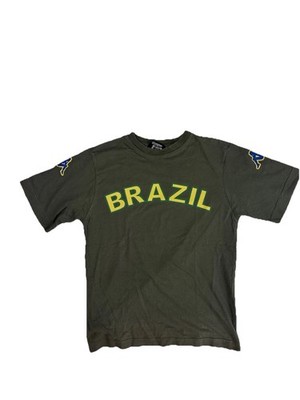 Vintage KAPPA shirt BRAZIL Special Edition S Original Retro 90er Y2K Topzustand