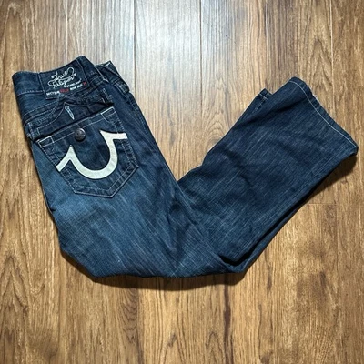 True Religion World Tour Blue Jeans for Men for sale - eBay