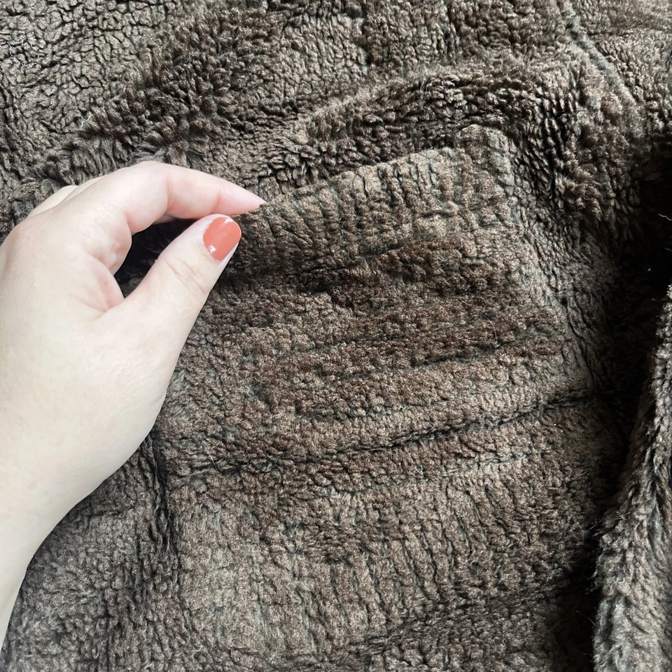 Оба Sundance каталог винтажный коричневый Shacket куртка на пуговицах женский размер большой - Изображение 2 из 4