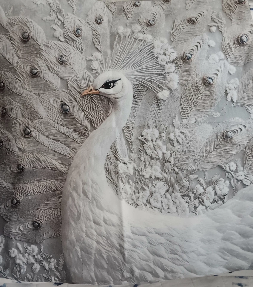 Pillow Cover, Decorative Throw Pillow Cover Home Decor Peacock - Image 2 of 2