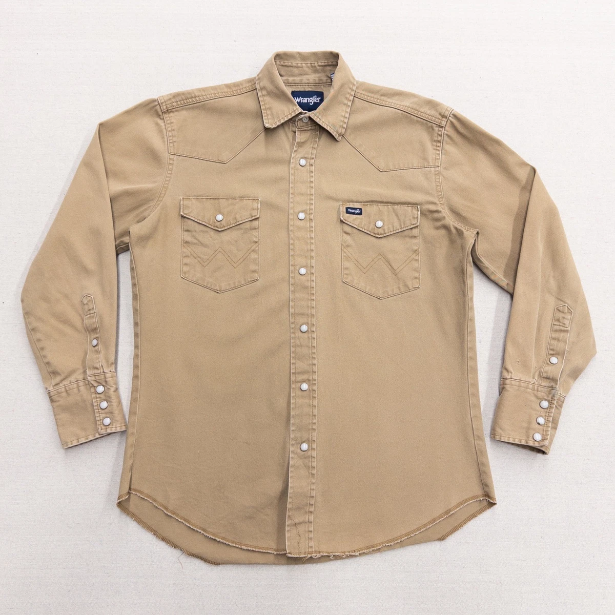vintage Frontier Series chemise western boutonnée à manches longues
