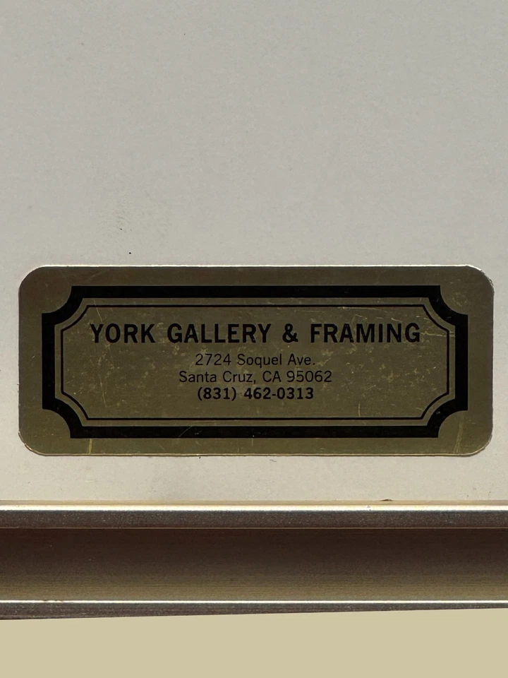 Artista Desconocido, Firmado Florencia Italia “Firenze Via dei Neri” Acuarela Original Foto 4 de 4