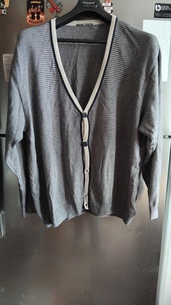 Men Nero Giardini Sweater Grey Acrylic 48 / 4XL /