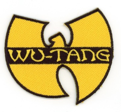 Wu-Tang Clan Patch   90s East Coast Hip Hop Rap Embroidered Iron-On Sew-On Badge
