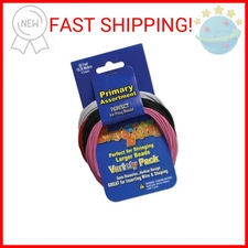 Pepperell Pony Bead Lacing, Primary Colors