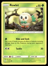 Rowlet 17/236 Common Cosmic Eclipse Pokemon Lightly Played on eBay