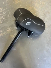 Cloud-9 Unisex Bicycle Comfort Seat Cruiser-ciser Springs, Gel Padding Black