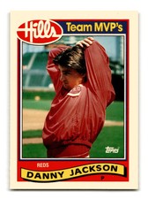 Danny Jackson 1989 Topps Hills Team MVP's #18 Cincinnati Reds NM-MINT