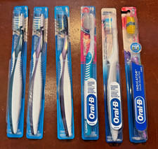 6 Oral-B Toothbrushes Indicator M, Complete ES, Gum Care ES, 3 Pro-Health Soft