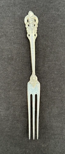 Grande Baroque by Wallace Sterling Silver Strawberry Fork 5"