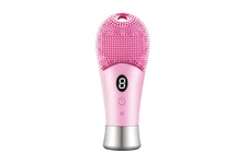Heated Electric Facial Brush – Deep Pore Cleansing with Soothing Warmth